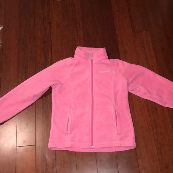 Girls Columbia Fleece Jacket - Picture 1 of 5
